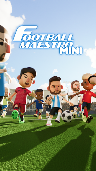 Football Maestro Mini characters on the pitch